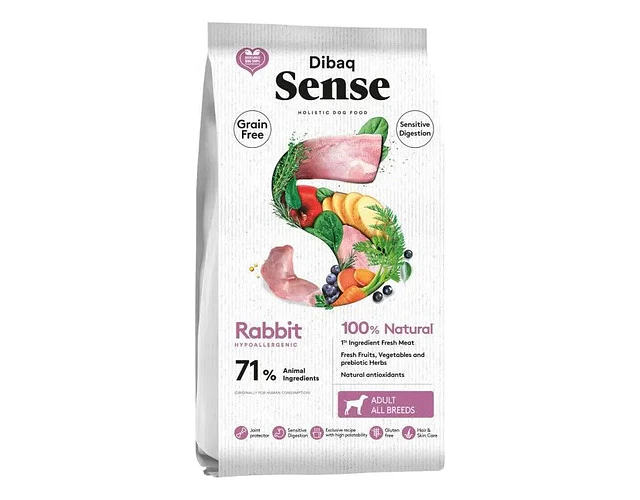 Dibaq Sense Conejo Perro Adulto 10kgs