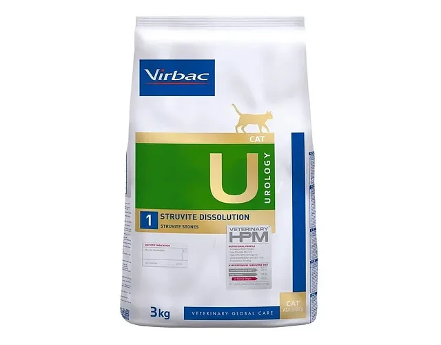 Alimento Seco Para Gato Virbac Veterinary Hpm U1 Struvite Dissolution 3kg
