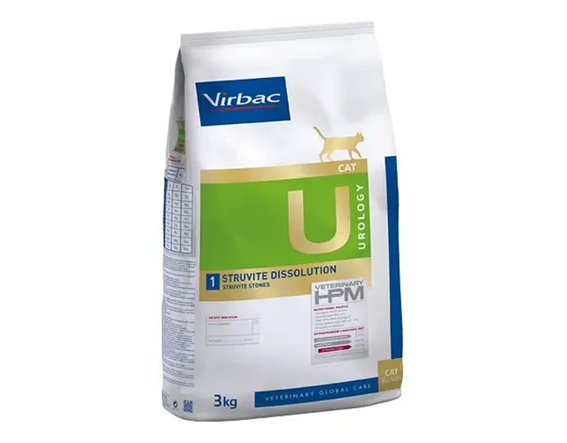 Alimento Seco Para Gato Virbac Veterinary Hpm U1 Struvite Dissolution 3kg