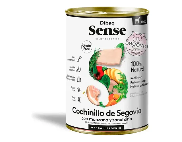 Dibaq Sense, Alimento Húmedo Cochinillo De Segovia 380gr