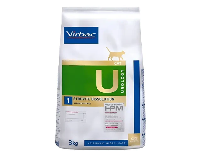 Virbac Veterinary Hpm U1 Struvite Dissolution Para Gato 3kg