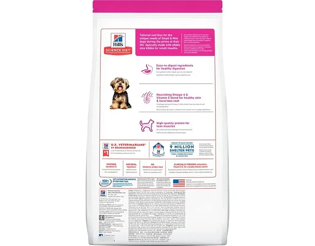Alimento Hill's Science Diet Adult Small Paws Para Perro Adulto De Raza Mini Y Pequeña Sabor Pollo De 2 Kg