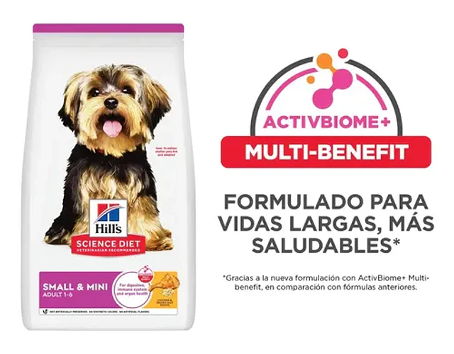 Alimento Hill's Science Diet Adult Small Paws Para Perro Adulto De Raza Mini Y Pequeña Sabor Pollo De 2 Kg