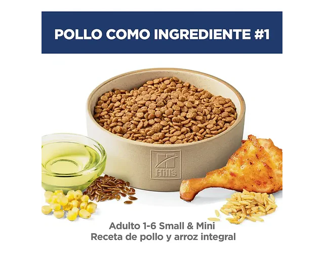 Alimento Hill's Science Diet Adult Small Paws Para Perro Adulto De Raza Mini Y Pequeña Sabor Pollo De 2 Kg