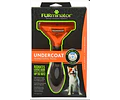Furminator Deslanador Peine Naranja Para Perros Medianos Pelo Largo Cerdas Acero