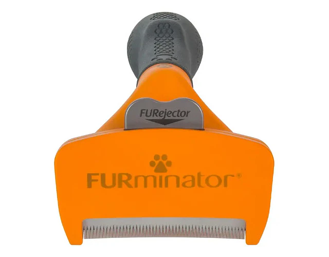 Furminator Deslanador Peine Naranja Para Perros Medianos Pelo Largo Cerdas Acero
