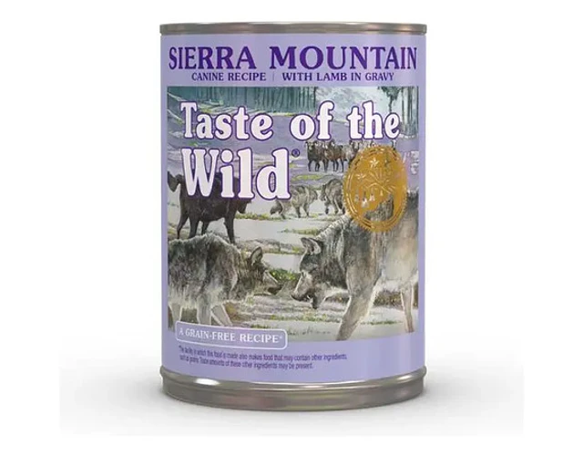 Taste Of The Wild Sierra Mountain Lata 390g Para Perros