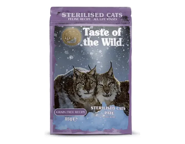 Taste Of The Wild Pouch Als Cat Sterilised Pate 85 G