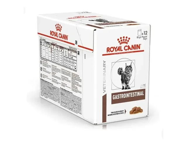 Alimento Húmedo Royal Canin Gastrointestinal 85gx12u Gatos