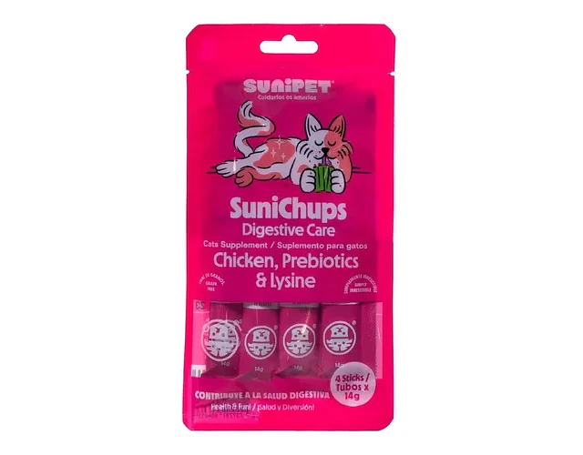 Snack Para Gatos Sunichups Digestive Care (pollo)