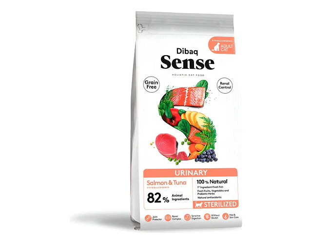 Dibaq Sense Grain Free Gato Urinary Salmón Y Atún 6kg