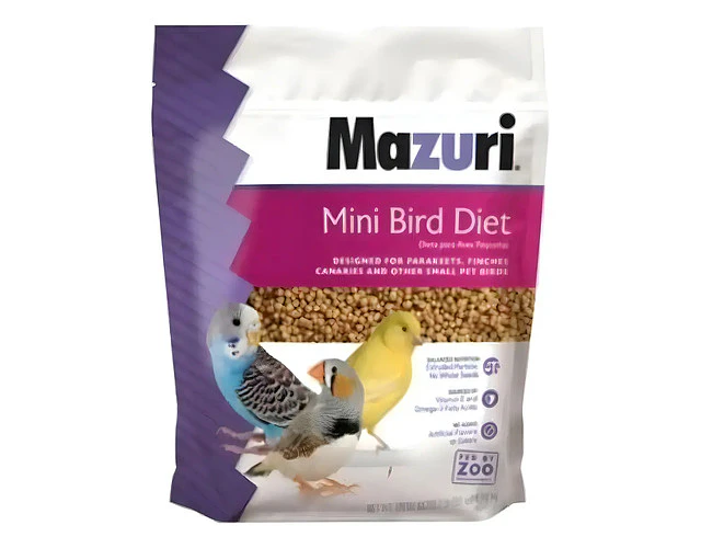 Alimento Mazuri Mini Bird 900 Gr Pellet Pequeñas Aves