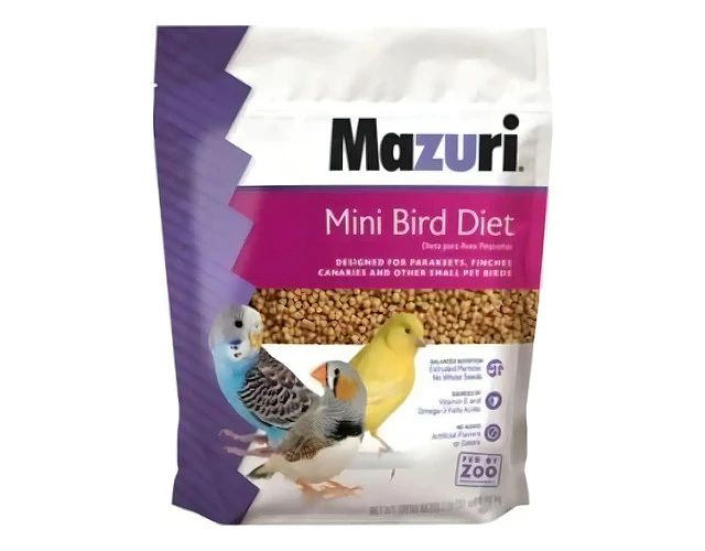 Alimento Mazuri Mini Bird 900 Gr Pellet Pequeñas Aves