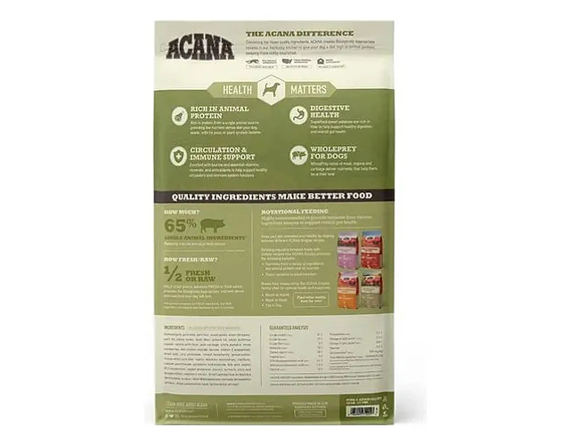 Acana Singles Pork And Squash 2kgs Para Perros