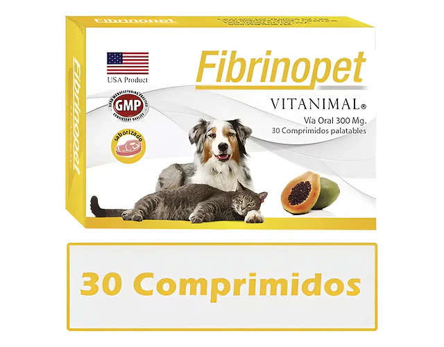 Fibrinopet Vitanimal Suplemento Perros Gatos 30 Comprimidos