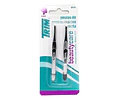 Pack De 2 Pinzas Trim Para Cejas Punta Oblicua Y Recta Plateado Liso