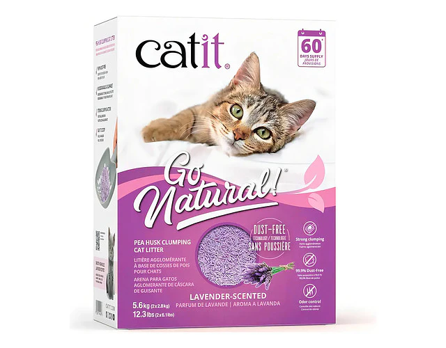 Arena Sanitaria Catiit Go Natural  Lavanda De 5,6 Kg