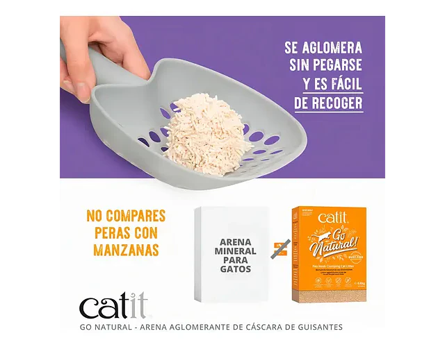 Arena Sanitaria Catiit Go Natural  Lavanda De 5,6 Kg