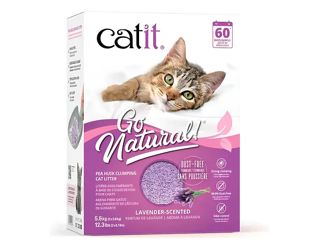 Arena Sanitaria Catiit Go Natural  Lavanda De 5,6 Kg