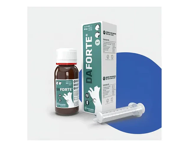 Daforte Suplemento Prebiótico Perro Gato 50ml Digestión Saludable