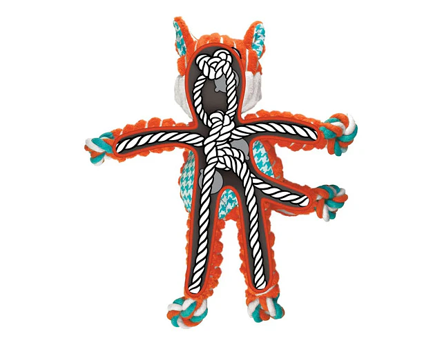 Juguete Chillón Kong Floppy Knots Talla S / M - Perros Diseño Conejo Floppy Knots