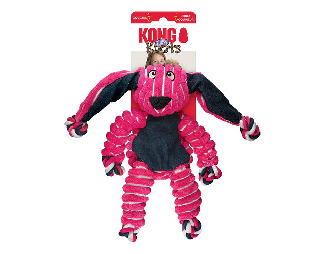 Juguete Chillón Kong Floppy Knots Talla S / M - Perros Diseño Conejo Floppy Knots