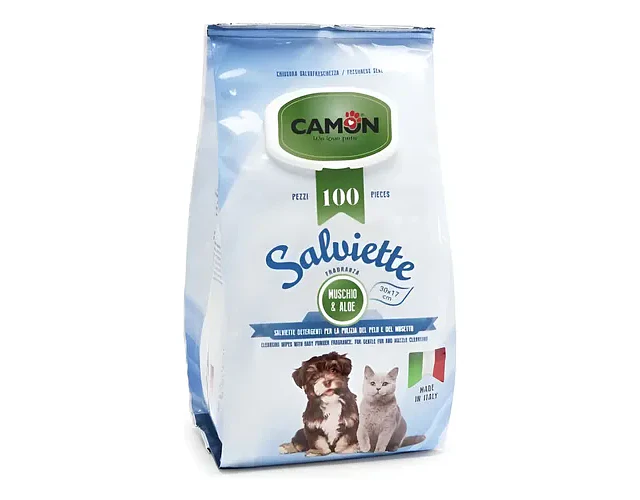 Toallitas Humedas Salviette Camon Aloe 100unidades