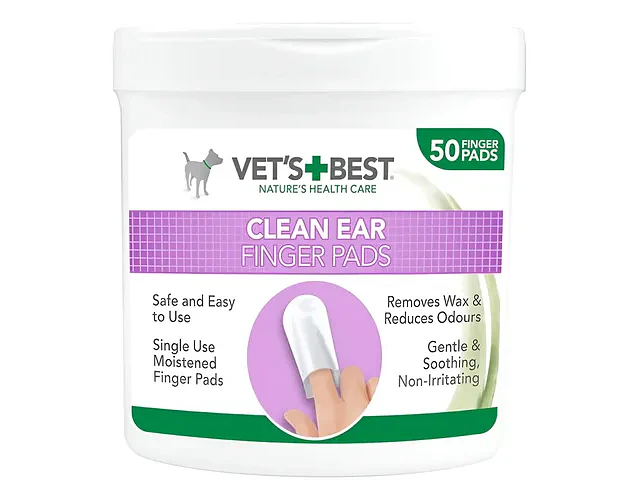Vet S Best Toallitas Para Dedos Para Limpiar Los Oídos 50und