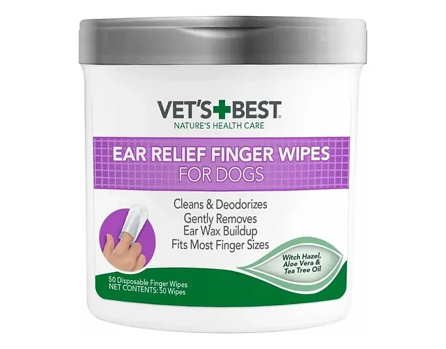 Vet S Best Toallitas Para Dedos Para Limpiar Los Oídos 50und