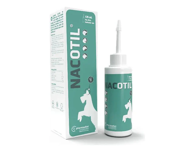 Nacotil 125 Ml Limpiador Otico Para Perros Y Gatos