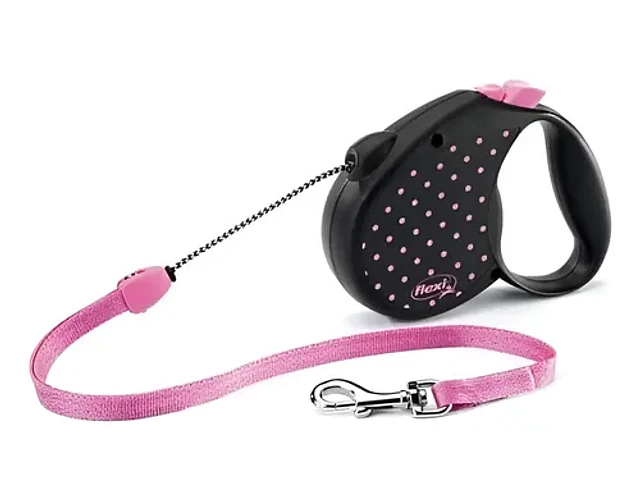 Flexi Color Dots Cordon Rosado 5mts - S
