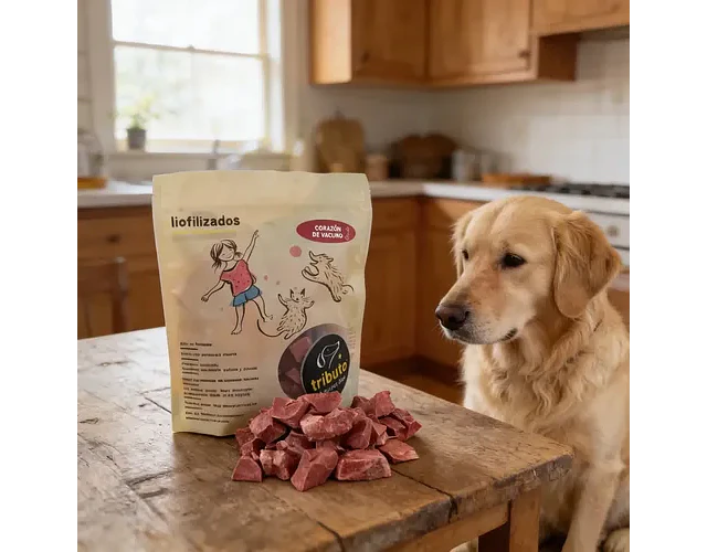 Tributo Snack Perro Liofilizado Corazon De Vacuno 100g