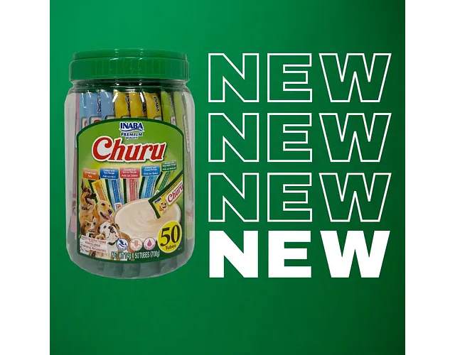 Snack Humedo Para Perro Churu 50 Tubos Pollo Variedades