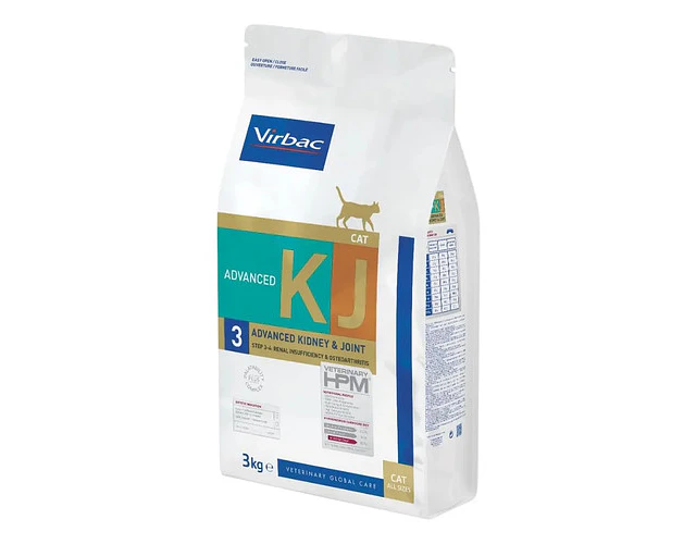 Alimento Seca Gato Virbac Hpm Kidney Joint Insuficiencia Renal 3kg
