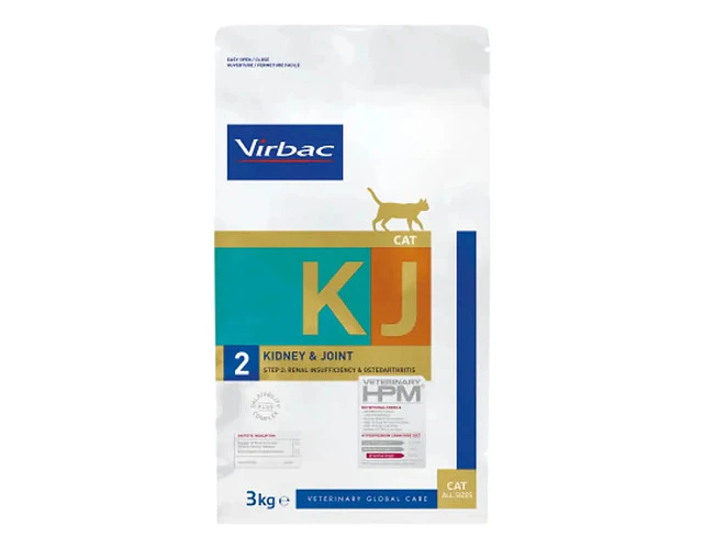 Alimento Seca Gato Virbac Hpm Kidney Joint Insuficiencia Renal 3kg