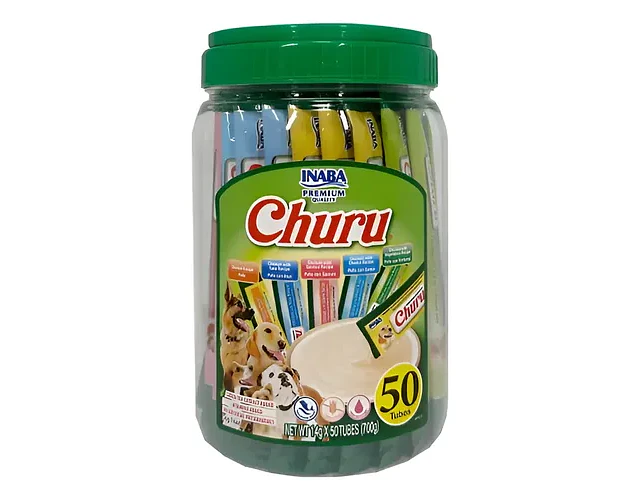 Snack Humedo Para Perro Churu 50 Tubos Pollo Variedades