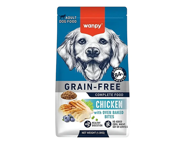 Wanpy Alimento Completo Grain Free Adulto 1.5 Kg Sabor Pollo