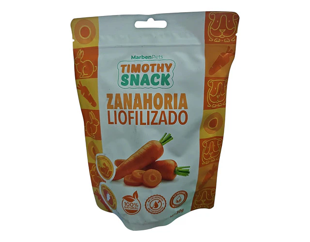 Marbenpets Snack Liofilizado De Zanahoria Para Roedores 30g