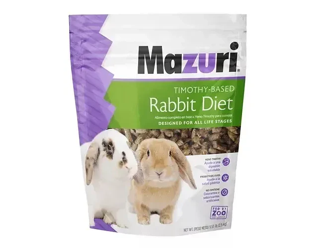 Alimento Mazuri Timothy Conejo 2,5 Kg