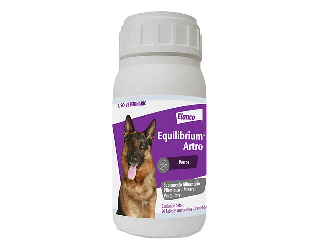 Equilibrium Artro Suplemento Perro 60 Tabletas Mh