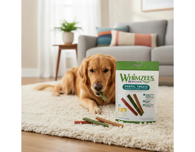 Whimzees Premios Palitos Para Perro De 12-18 Kg 14 Piezas