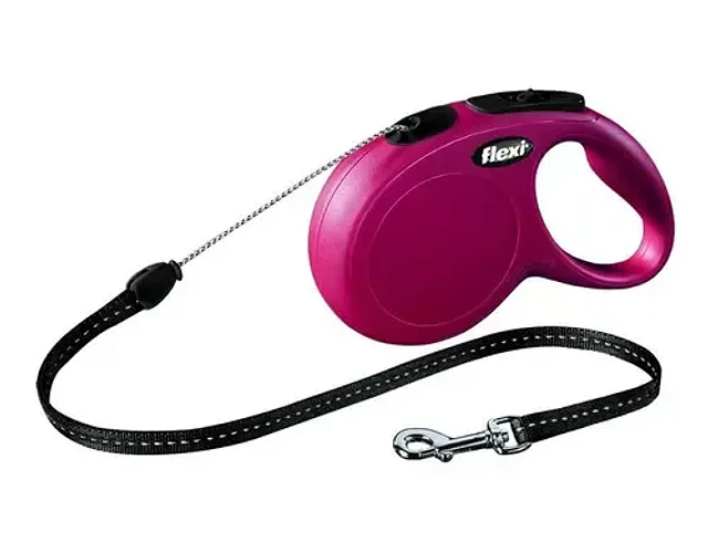 Correa Flexi New Classic 8mts. Talla S, Hasta 12kg - Colores