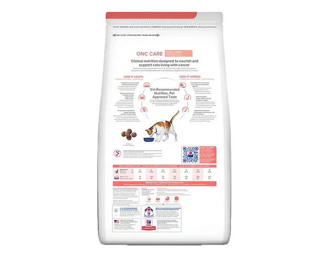 Alimento Hill's Gato Prescription Diet Onc Care 3,2 Kg, Np