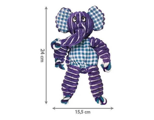 Juguete Chillón Kong Floppy Knots Talla S / M - Perros Diseño Elefante Floppy Knots