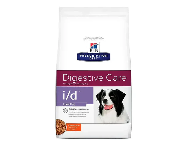 Alimento Hill's Prescription Diet Digestive Care I/d Low Fat Para Perro Adulto Todos Los Tamaños Sabor Pollo De 3.856 Kg