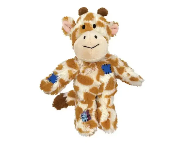 Juguete Para Perro Kong Wild Knots Jirafa M/l Amarillo Con Sonido