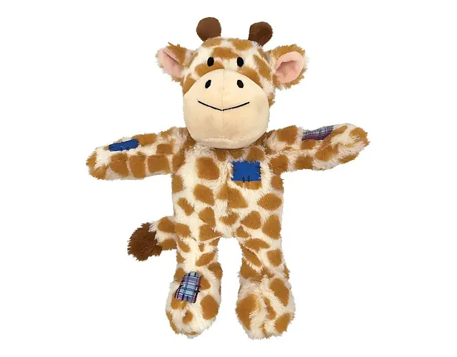 Juguete Para Perro Kong Wild Knots Jirafa M/l Amarillo Con Sonido