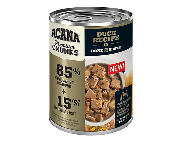 Acana Húmedo Chunks Duck Para Perros 363 G