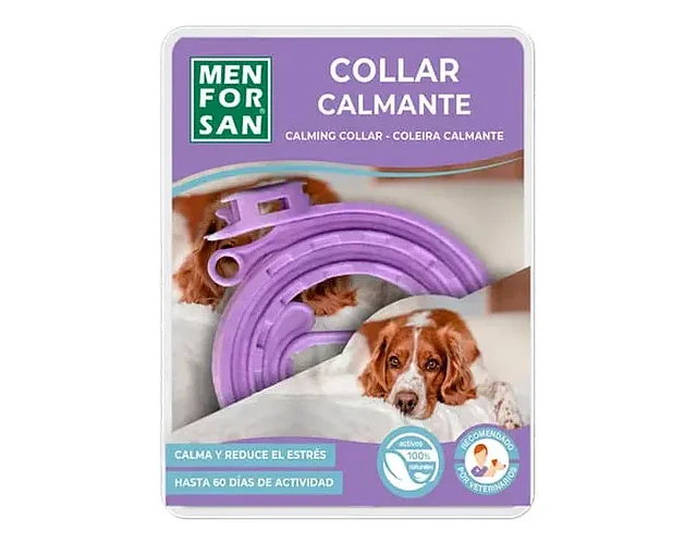 Collar Calmante Men For San Para Perros Lila