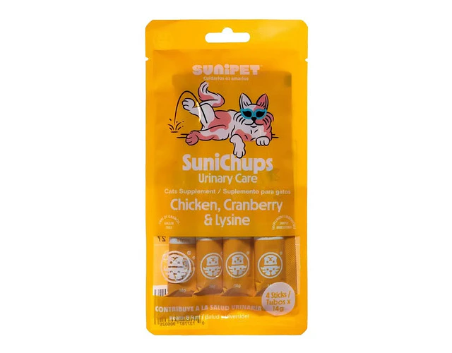 Sunichups Snack Gato - Cuidado Urinario Sabor Pollo